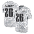 P.Eagles #26 Saquon Barkley Player Arctic Camo Salute to Service Limited Game BALCE Stitched Jerseys