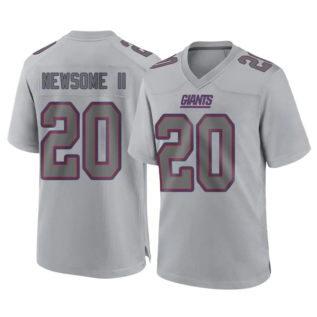 NY.Giants #20 Greg Newsome II Player Gray Atmosphere Fashion Limited Game BALCE Stitched Jerseys