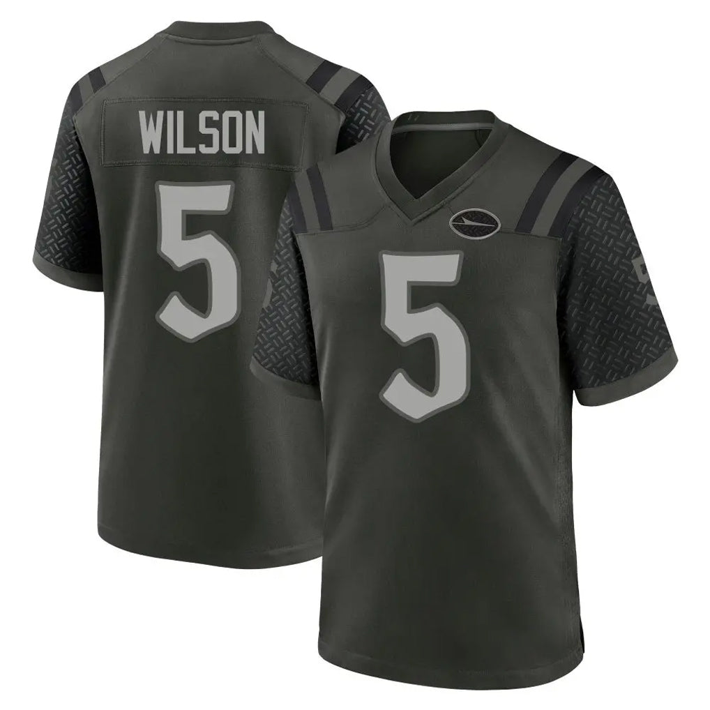 NY.Jets #5 Garrett Wilson Player Green 2025 Rivalries Collection Home Game BALCE Stitched Jerseys