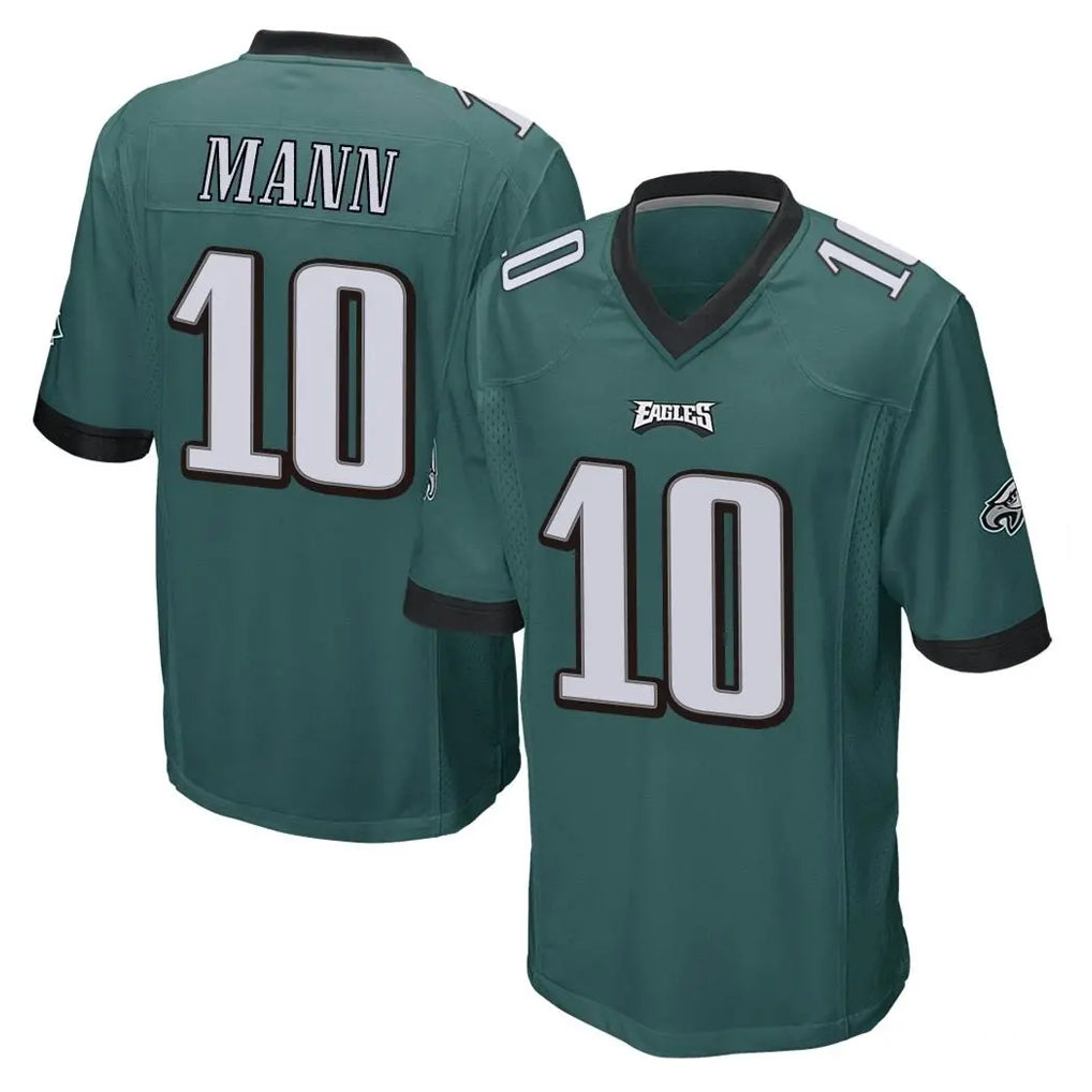 P.Eagles #10 Braden Mann Player Team Color Green Home Game BALCE Stitched Jerseys