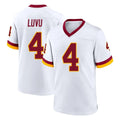 W.Commanders #4 Frankie Luvu Player White Home Game BALCE Stitched Jerseys