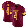 W.Commanders #4 Frankie Luvu Player Burgundy Limited Vapor Home Game BALCE Stitched Jerseys