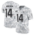 A.Cardinals #14 Michael Wilson Player Camo Salute to Service Limited Home BALCE Stitched Jerseys