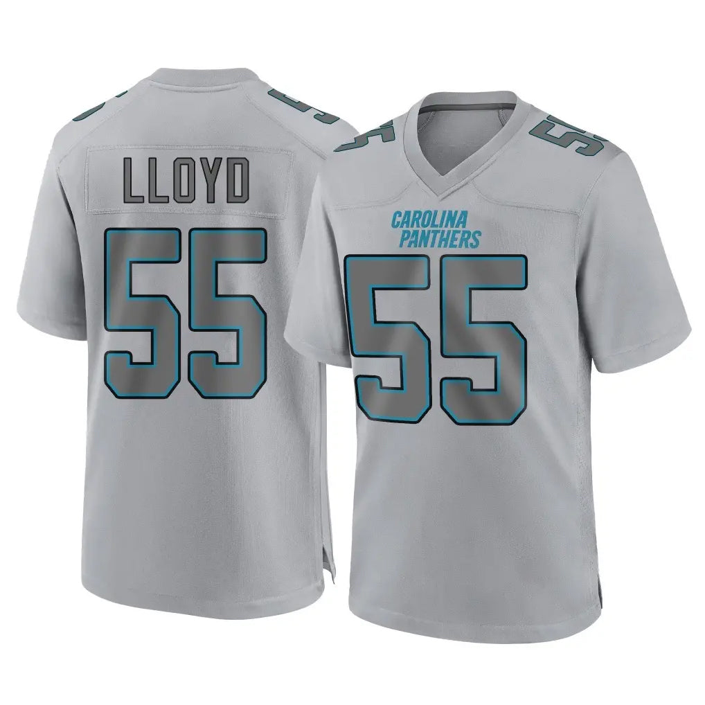 C.Panthers #55 Devin Lloyd Player Gray Atmosphere Fashion Game BALCE Stitched Jerseys