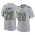 S.Seahawks #20 Julian Love Player Gray Atmosphere Fashion Home Game BALCE Stitched Jerseys