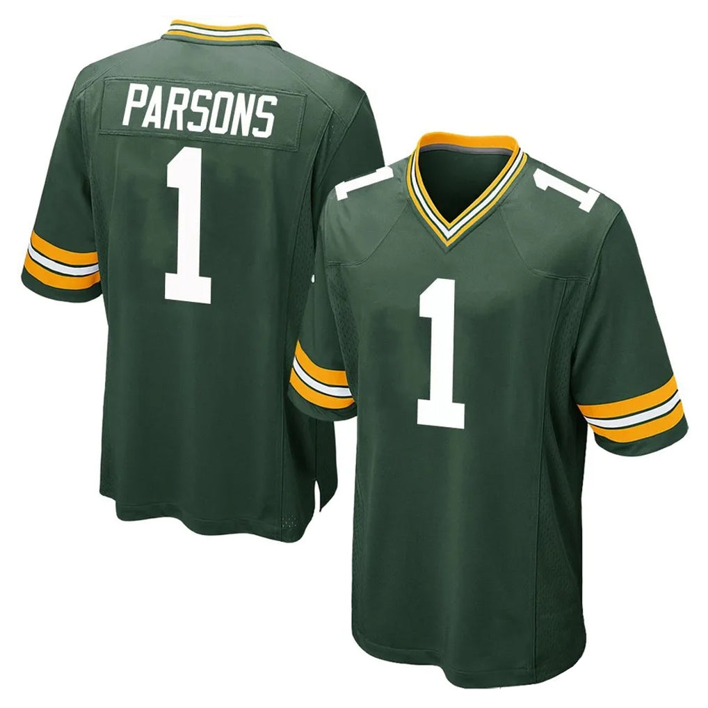 GB.Packers #1 Micah Parsons Player Green Home Game BALCE Stitched Jerseys