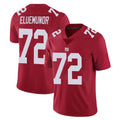 NY.Giants #72 Jermaine Eluemunor Player Red Limited Vapor Untouchable Home Game BALCE Stitched Jerseys