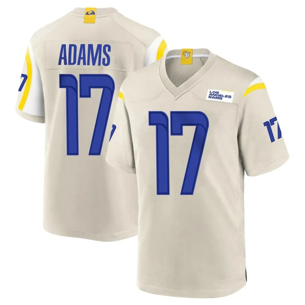 LA.Rams #17 Davante Adams Player Bone Home Game BALCE Stitched Jerseys