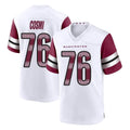 W.Commanders #76 Sam Cosmi Player White Game Home BALCE Stitched Jerseys