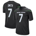 NY.Jets #7 Geno Smith Player Stealth Black Home Game BALCE Stitched Jerseys