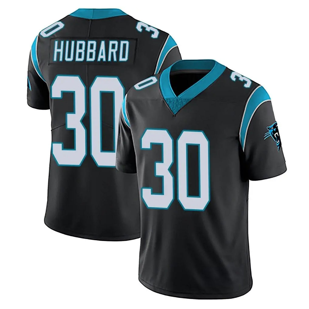 C.Panthers #30 Chuba Hubbard Player Black Vapor Untouchable Limited Game BALCE Stitched Jerseys