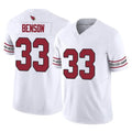 A.Cardinals #33 Trey Benson Player White Vapor F.U.S.E. Limited Home Game BALCE Stitched Jerseyss