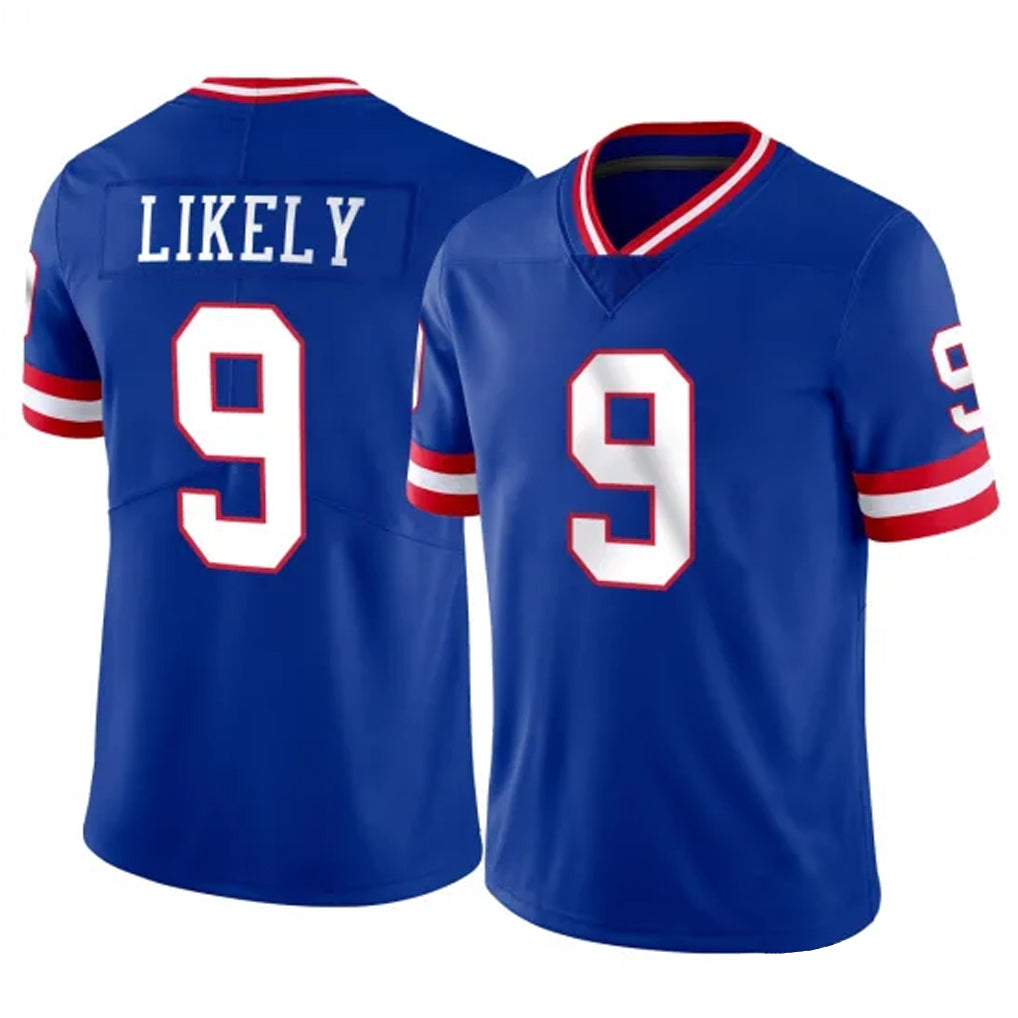 NY.Giants #9 Lsaiah Likely Player Royal Classic Vapor Home Game BALCE Stitched Jerseys