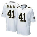 NO.Saints #41 Alvin Kamara Player White Home Game BALCE Stitched Jerseys