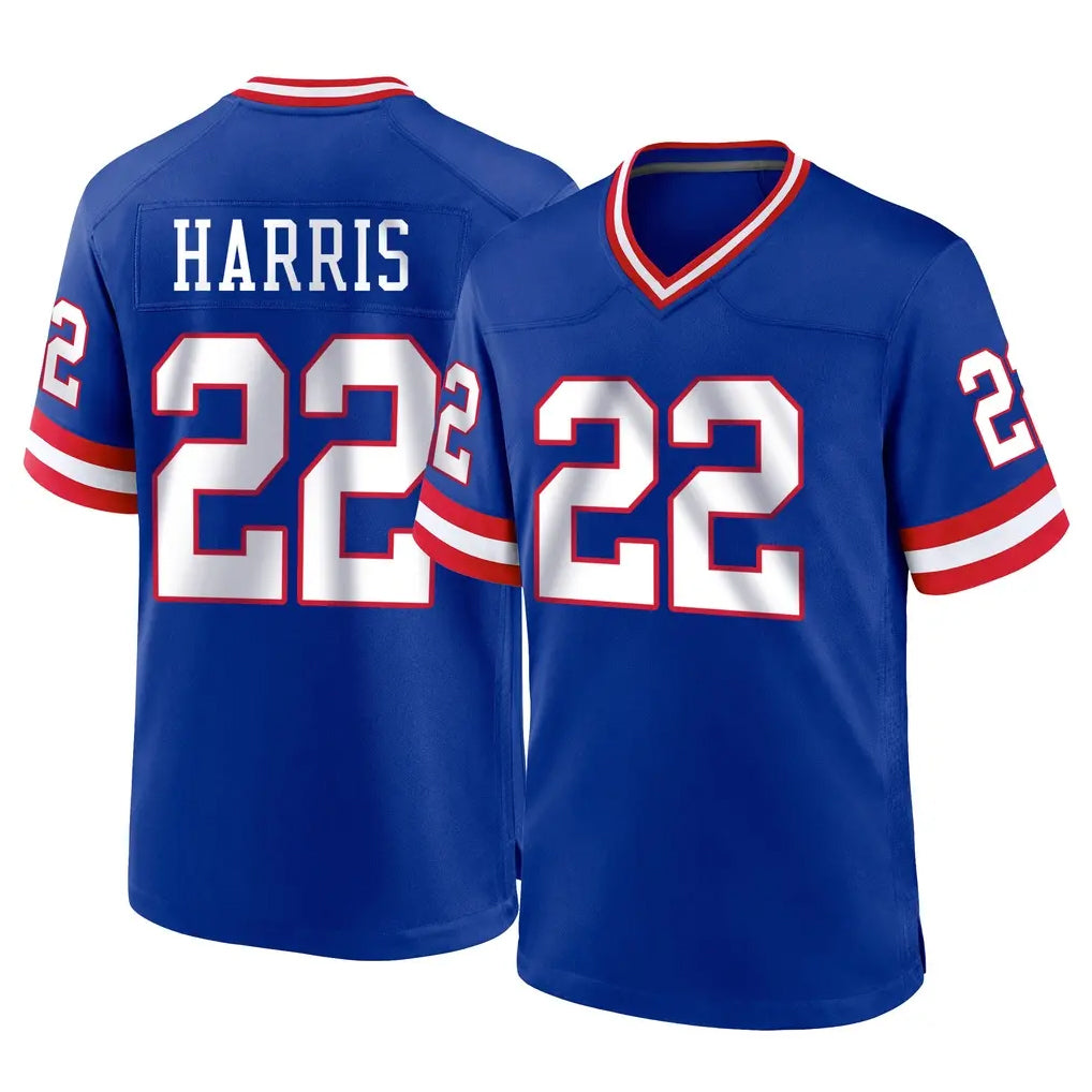 NY.Giants #22 Najee Harris Player Royal Classic Home Game BALCE Stitched Jerseys