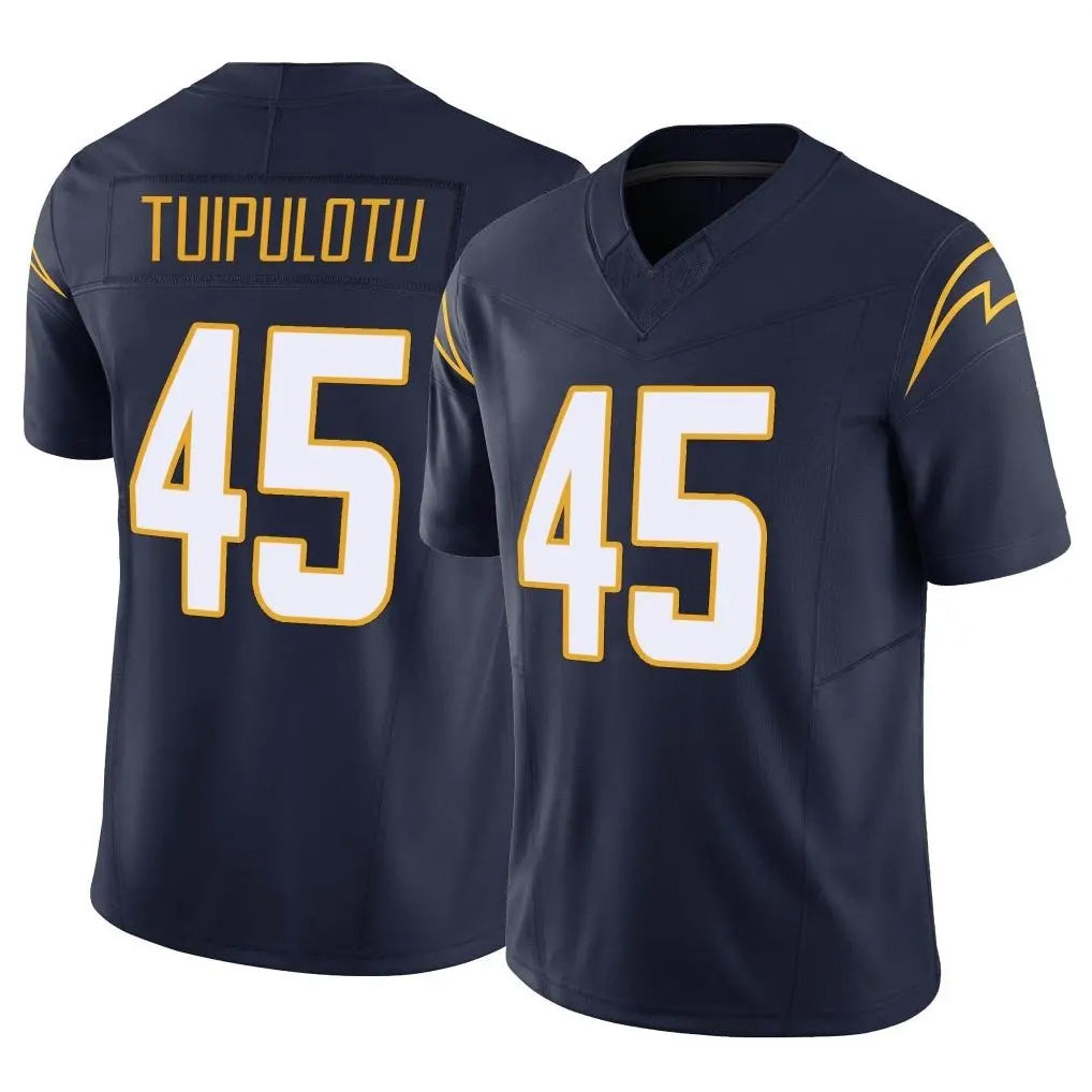 LA.Chargers #45 Tuli Tuipulotu Player Navy Limited Vapor F.U.S.E. Home Game BALCE Stitched Jerseys