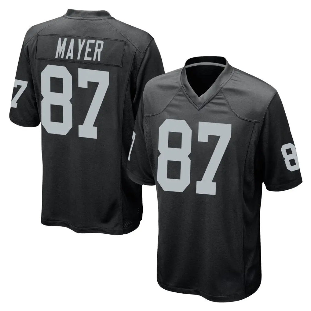 LV.Raiders #87 Michael Mayer Player Black Home Game BALCE Stitched Jerseys