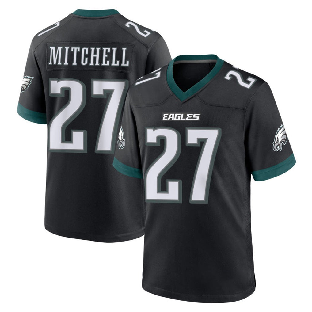 P.Eagles #27 Quinyon Mitchell Player Black Game Home BALCE Stitched Jerseys
