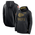 KC.Chiefs ## Chiefs Blank Player Black Salute to Service Hoodies Limited Game BALCE Stitched Jerseys