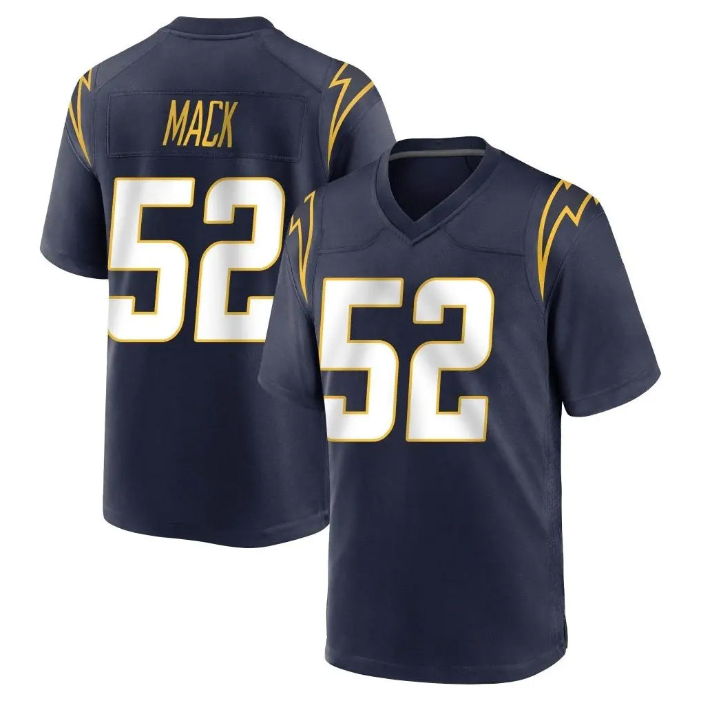 LA.Chargers #52 Khalil Mack Player Navy Home Game BALCE Stitched Jerseys