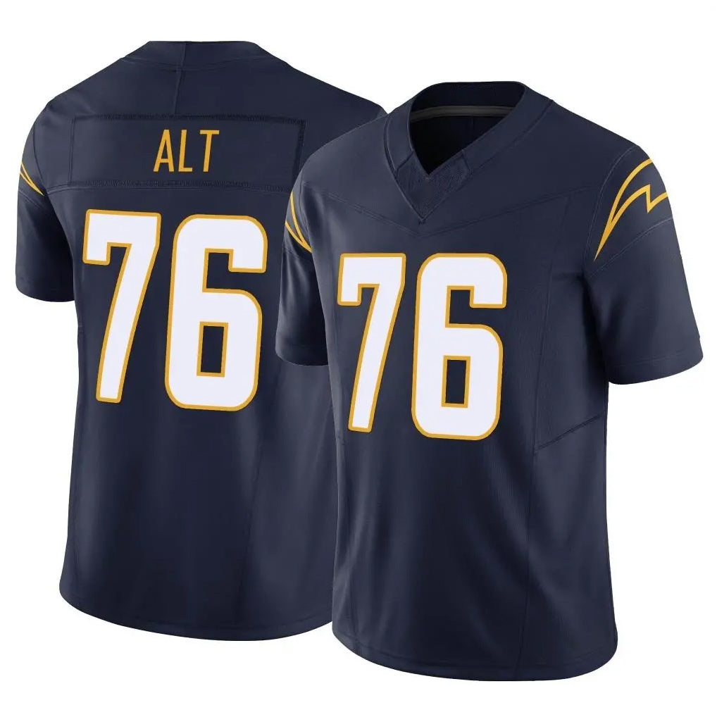 LA.Chargers #76 Joe Alt Player Navy Limited Vapor F.U.S.E. Home Game BALCE Stitched Jerseys
