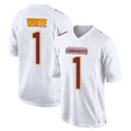 W.Commanders #1 Rachaad White Player White Tundra Fashion Home Game BALCE Stitched Jerseys