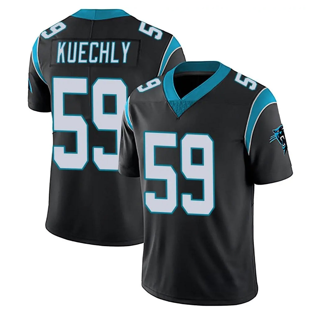 C.Panthers #59 Luke Kuechly Player Black Vapor Untouchable Limited Game BALCE Stitched Jerseys
