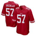 SF.49ers #57 Dre Greenlaw Player Red Home Game BALCE Stitched Jerseys