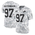 D.Lions #97 Aidan Hutchinson Player Arctic Camo Salute To Service Limited BALCE Stitched Jerseys