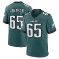 P.Eagles #65 Lane Johnson Player Green Home Game BALCE Stitched Jerseys