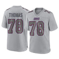 NY.Giants #78 Andrew Thomas Player Gray Atmosphere Fashion Limited Game BALCE Stitched Jerseys