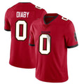 TB.Buccaneers #0 Yaya Diaby Player Red Limited Vapor F.U.S.E. Home Game BALCE Stitched Jerseys