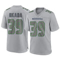 S.Seahawks #39 Ty Okada Player Gray Atmosphere Fashion Home Game BALCE Stitched Jerseys