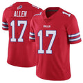 B.Bills #17 Josh Allen Player Red Vapor Untouchable Limited Home Game BALCE Stitched Jerseys