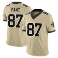 NO.Saints #87 Noah Fant Player Gold Limited Vapor F.U.S.E. Home Game BALCE Stitched Jerseys