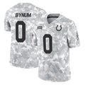 IN.Colts #0 Camryn Bynum Player Arctic Camo Salute To Service Limited Game BALCE Stitched Jerseys