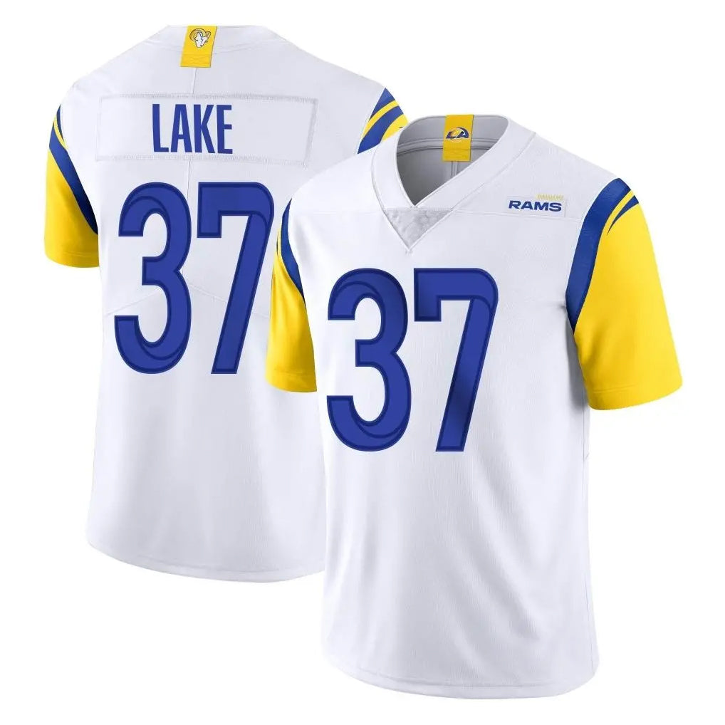 LA.Rams #37 Quentin Lake Player White Limited Vapor Untouchable Home Game BALCE Stitched Jerseys