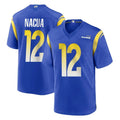 LA.Rams #12 Puka Nacua Player Royal Home Game BALCE Stitched Jerseys
