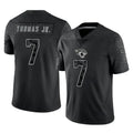 J.Jaguars #7 Brian Thomas Jr. Player Black Reflective Limited Game BALCE Stitched Jerseys