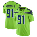 S.Seahawks #91 Byron Murphy II Player Green Limited Color Rush Home Game BALCE Stitched Jerseys