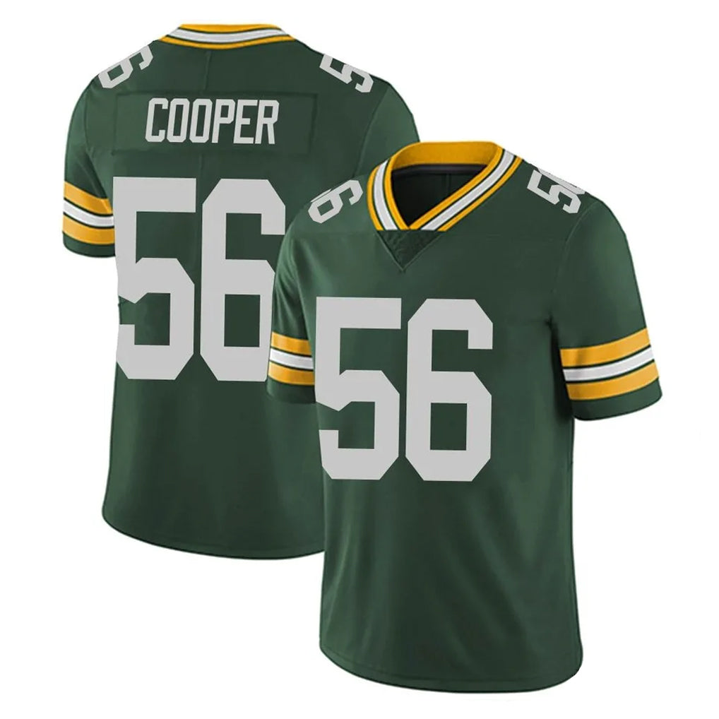 GB.Packers #56 Edgerrin Cooper Player Green Vapor Untouchable Limited Home Game BALCE Stitched Jerseys