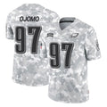 P.Eagles #97 Moro Ojomo Player Arctic Camo Salute to Service Limited Game BALCE Stitched Jerseys