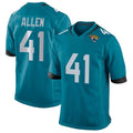 J.Jaguars #41 Josh Hines-Allen Player Teal Home Game BALCE Stitched Jerseys