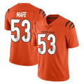 C.Bengals #53 Boye Mafe Player Orange Vapor Untouchable Limited Home Game BALCE Stitched Jerseys