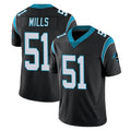 C.Panthers #51 Sam Mills Player Black Vapor Untouchable Limited Game BALCE Stitched Jerseys