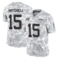 NY.Jets #15 Adonai Mitchell Player Arctic Camo Salute to Service Limited Game BALCE Stitched Jerseys