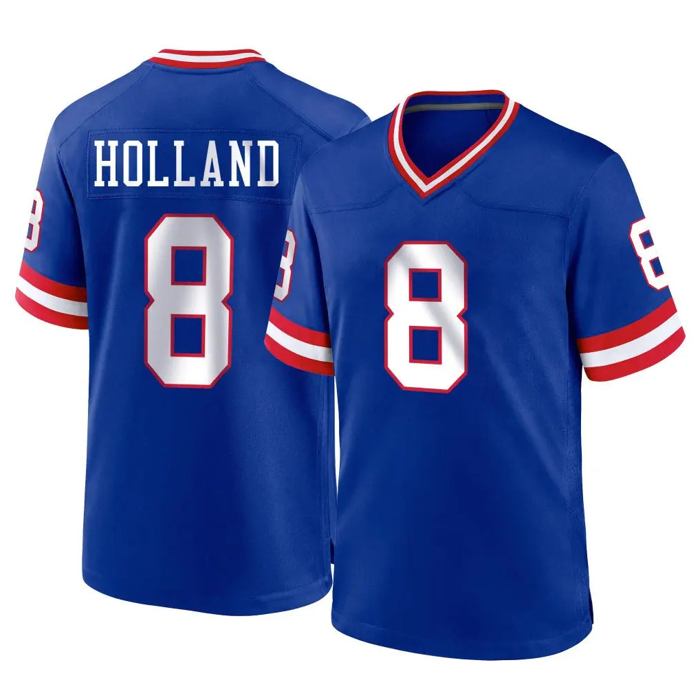 NY.Giants #8 Jevon Holland Player Royal Classic Home Game BALCE Stitched Jerseys