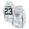 J.Jaguars #23 Foyesade Oluokun Player Arctic Camo Salute to Service Hoodies Limited Game BALCE Stitched Jerseys