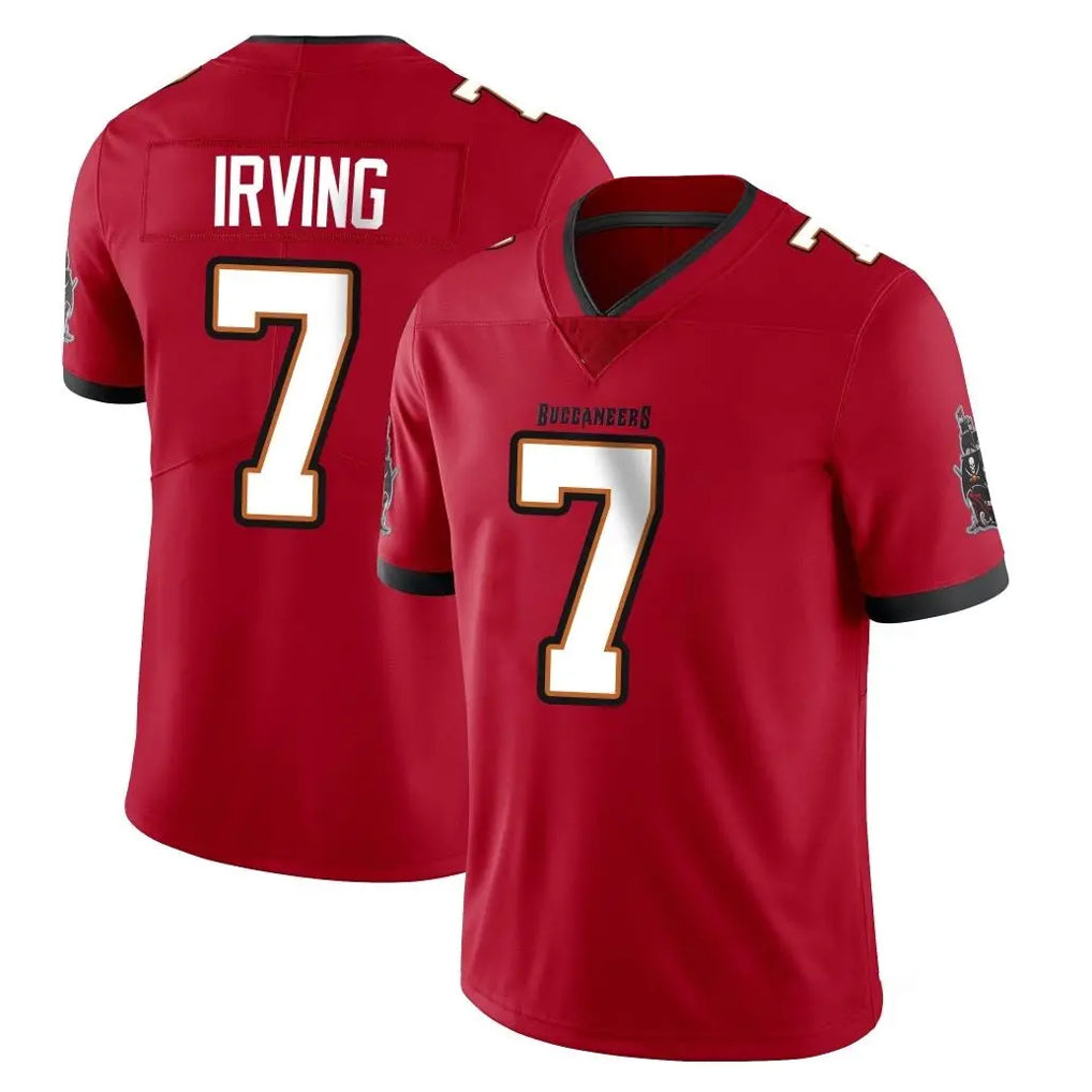 TB.Buccaneers #7 Bucky Irving Player Red Limited Vapor Home Game BALCE Stitched Jerseys