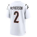 C.Bengals #2 Evan McPherson Player White Home Game BALCE Stitched Jerseys